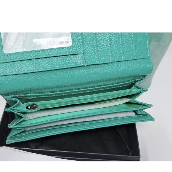 Maxine Noel Friends Amis Faux Leather Art Shoulder Bag And Wallet - Picture 9 of 13